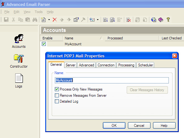 Create email account